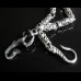 316L Stainless Steel Cross Wallet key Chain - TBE86